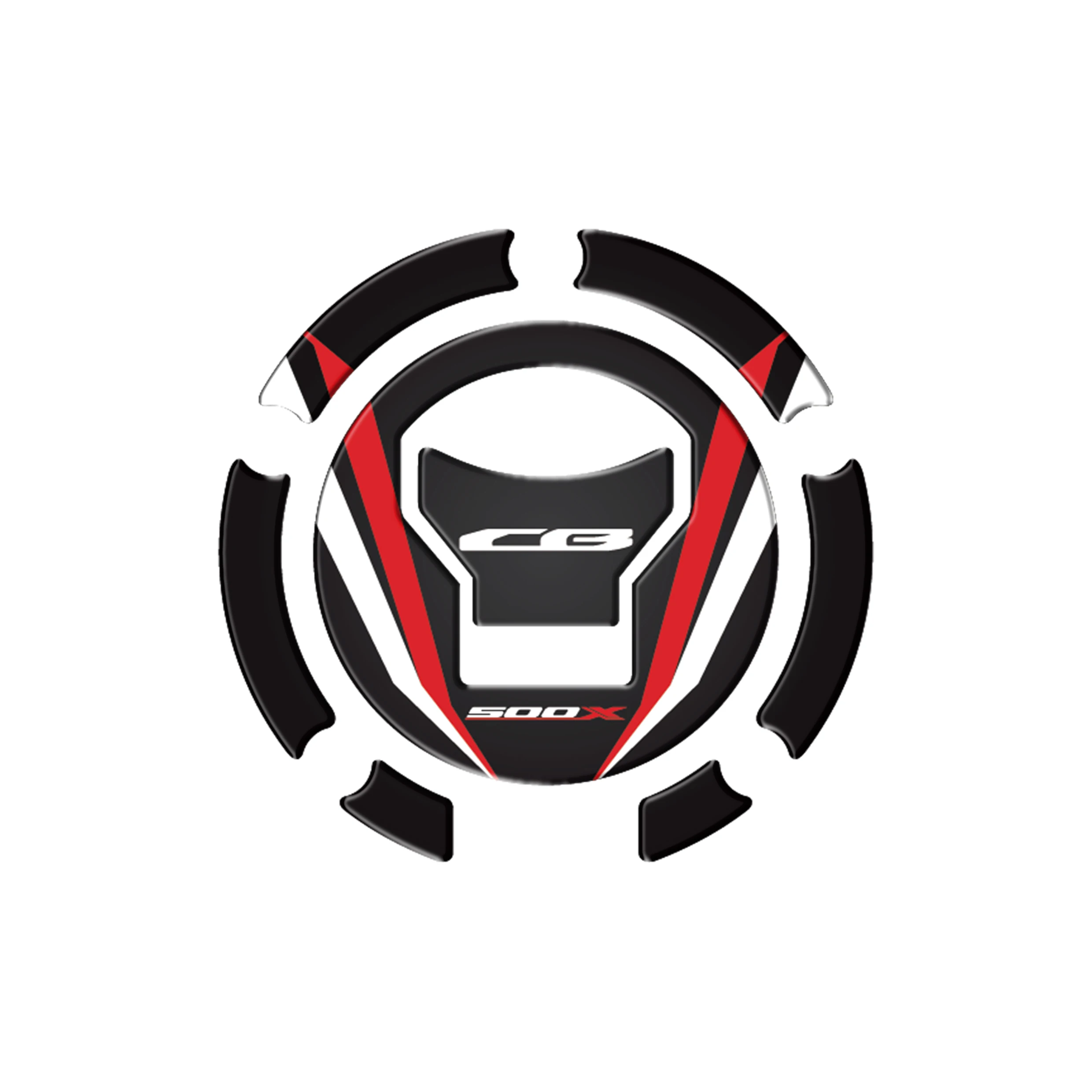 Мотоциклетная 3D наклейка из углеродного волокна с эмблемой защитная накладка на