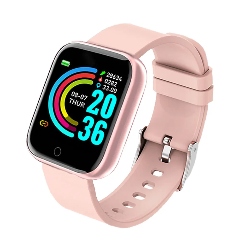 

2021 Ladies Sport Bracelet Smart Watch Women Smartwatch Men Smartband Android IOS Waterproof Fitness Tracker Smart Clock Mens