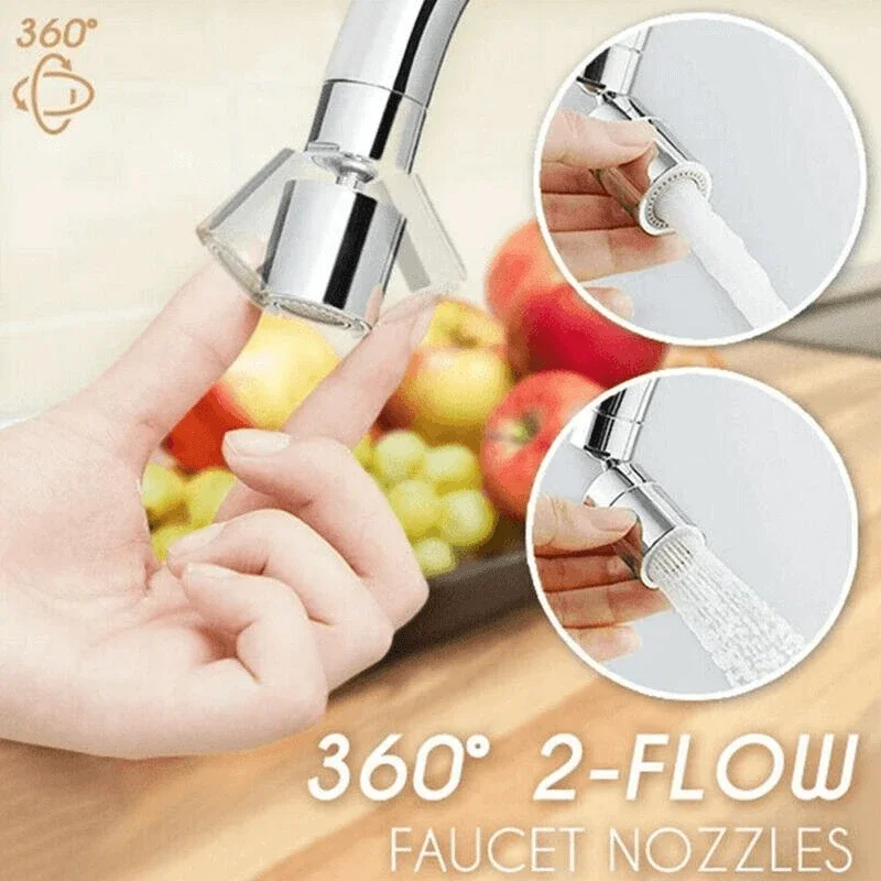 

Kitchen Sink Aerator ABS/Copper Big Angle Swivel Faucet 2 Function Faucet Accessories Tip Filter Foamer Aerators