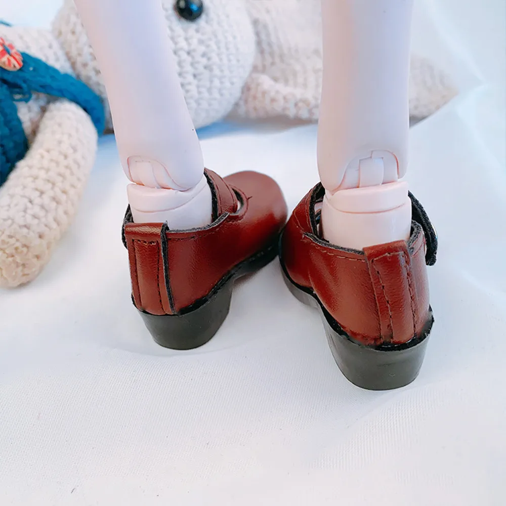 Обувь для кукол 1/3 BJD/SD аксессуары куклы сделай сам 7 5 см школьная обувь кожаная