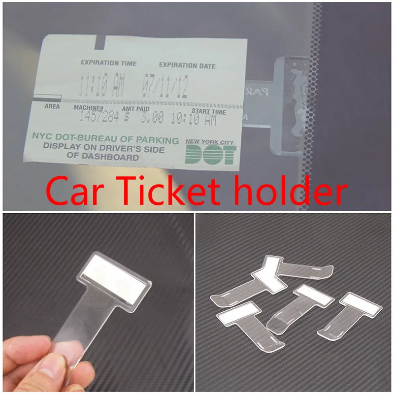 Прямая поставка 10 шт. автомобильный Стайлинг зажим для парковочного билета