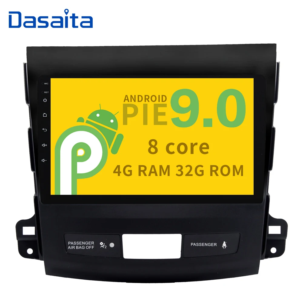 Android 9 0 Восьмиядерный 1 din GPS радио с &quotдисплеем 32 Гб ПЗУ 4 ОЗУ для Mitsubishi Outlander 2007 2008