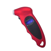 digital tire pressure gauge tire gage 4 settings for car truck bicycle instant read with blue backlit lcd red black