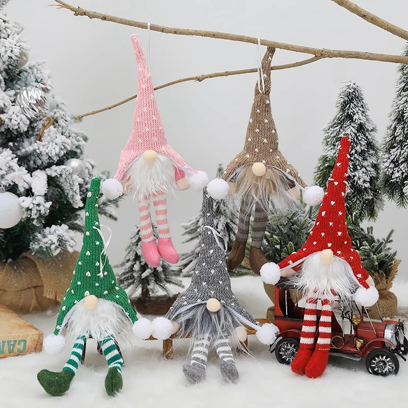 

Christmas Tree Hanging Handmade Christmas Decorations LED Chandelier, Home, Door or Window Decoration, Santa Claus