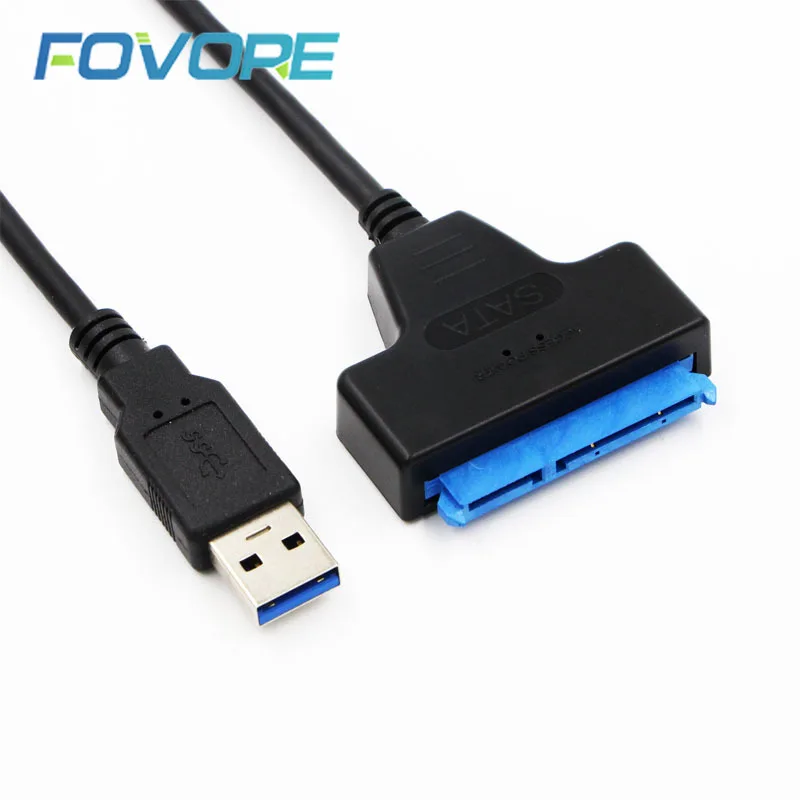 Адаптер SATA III USB 3 0 кабель внешний жесткий диск к Serial ATA 22pin конвертер W/ UASP для 2 5