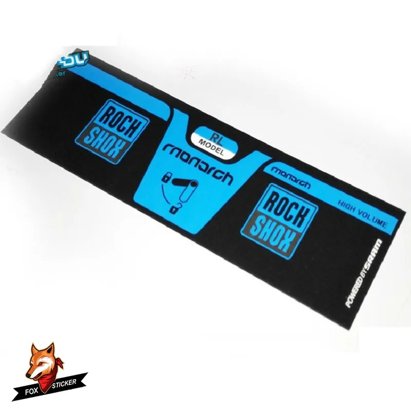 Стикер для велосипеда монарх Задний амортизатор стикер абсорбер наклейка горный