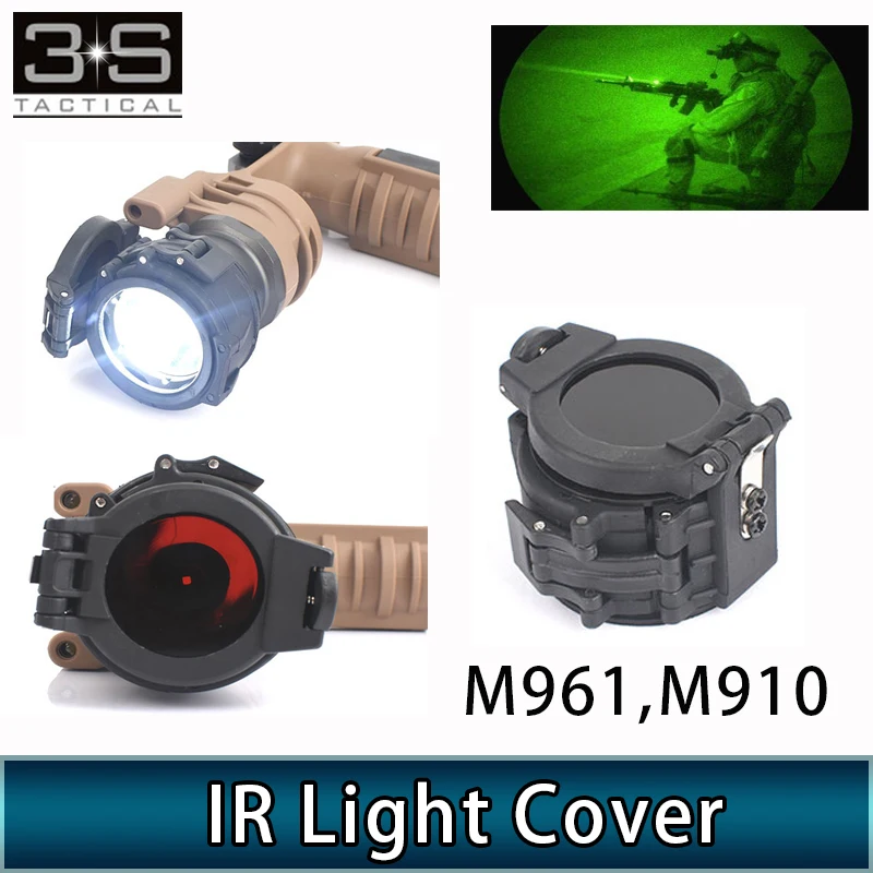 

Тактисветильник вспышка Surefir M961 разведчик света M910 ИК световая крышка ИК-фильтра FM14 (1,62 дюйма) диаметром 42 мм
