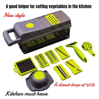 vegetable cutter multifunctional slicer fruit potato peeler carrot grater kitchen accessories basket vegetable slicer
