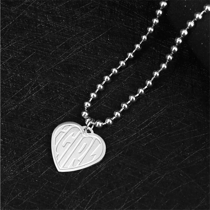 

Stainless Steel Female Symbol Internet She Devil Igirl Choker Necklace Women Heavy Gothic Streetwear Chain Necklace
