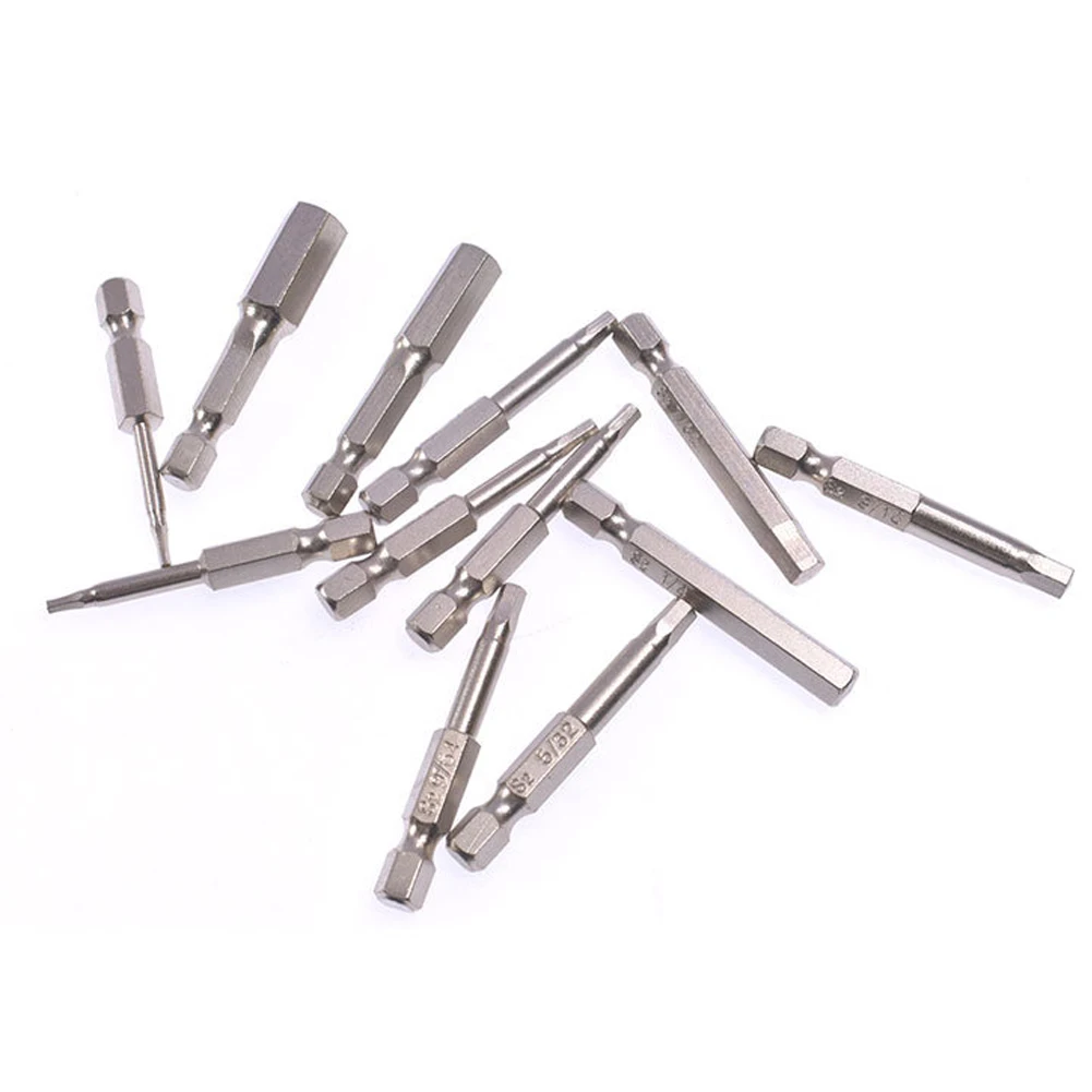 

12 Size Hex Key Allen Bit Set Quick Change Connect Impact Driver Power Drill Bit 1/16-3/8inch