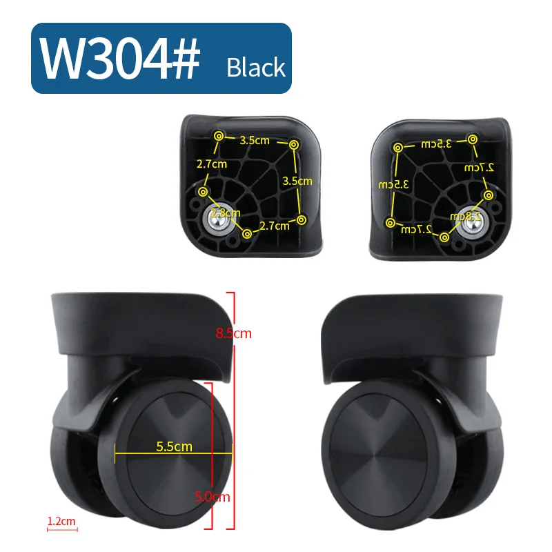 Luggage wheel, boarding suitcase, aviation universal wheel, aircraft wheel, maintenance shock absorption 20 inch 26 inch