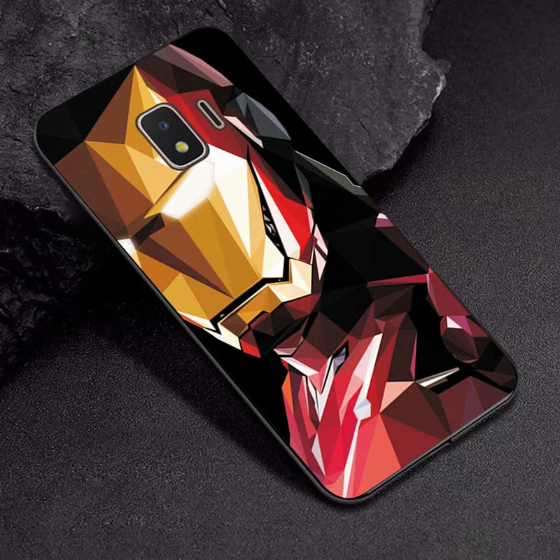 TPUBLK626 Чехол для телефона Marvel Железный человек для samsung Galaxy J2 J4 Core, черный чехол из ТПУ для samsung J4 J6 Plus чехол J5 J7 Prime - Цвет: TPUBLK626