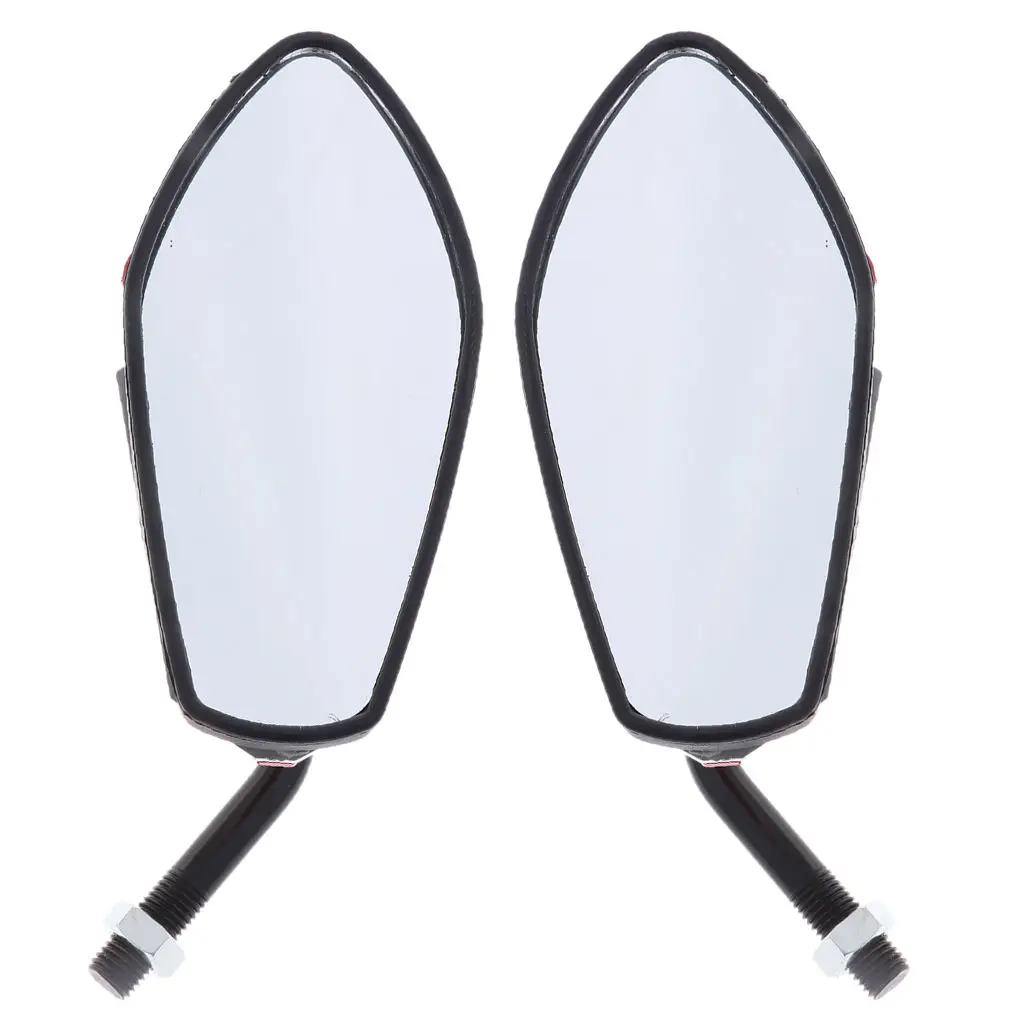 

2Pcs Motorcycle 10mm Rearview Mirror For Dirt Bike Cafe Racer Street Bike