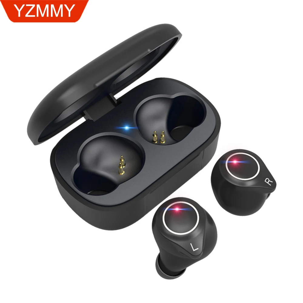 Беспроводные наушники Qualcomm Bluetooth 5 0 вкладыши 4 часа IPX5 водонепроницаемые BassHeadset