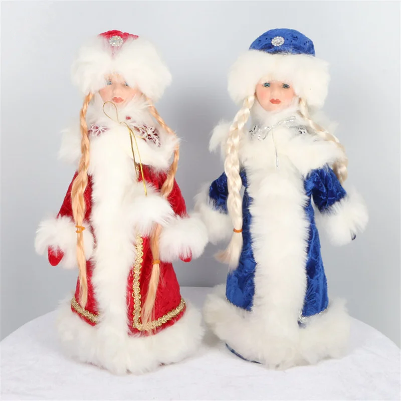 Коробка для конфет, Кукла Снегурочка, рождественские игрушки, Детский Костюм Снегурочки для детей, рождественские украшения для дома, новогодние украшения