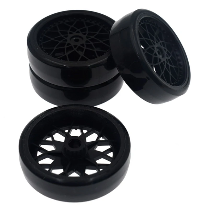 

4Pcs Nylon Wheel Rim Tire Tyre for RC Climbing Crawler Car WPL D12 Truck Model Spare Parts Accessories