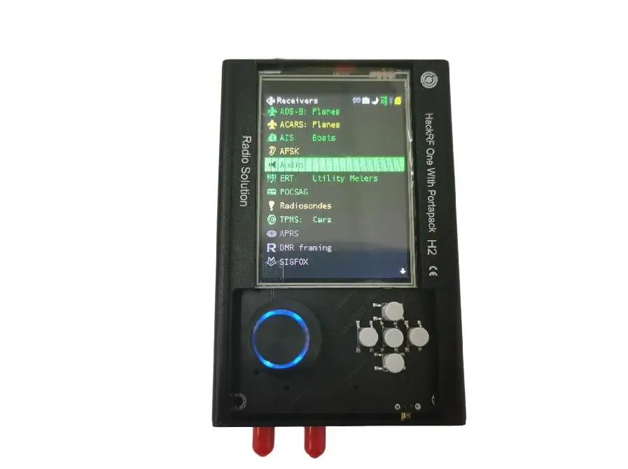 Портативный H2 + HACKRF ONE SDR радио с прошивкой Havoc 0.5ppm TCXO GPS 3 2 дюймовый сенсорный ЖК