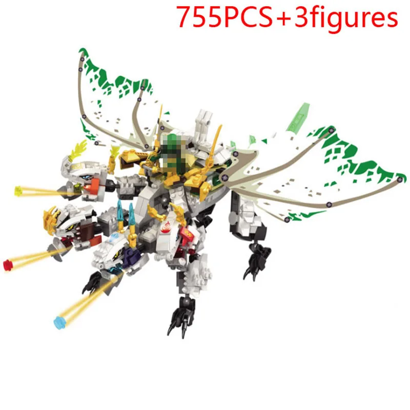 755 шт. Детский конструктор дракон | Игрушки и хобби