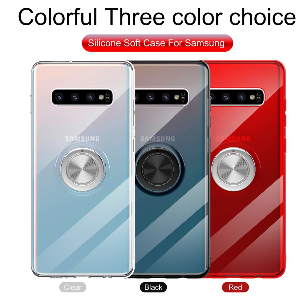 Case For Samsung S10 Plus S10e Silicone Soft Cover Galaxy M30 M20 Note 8 9 A7 A8 5G Magnetic |