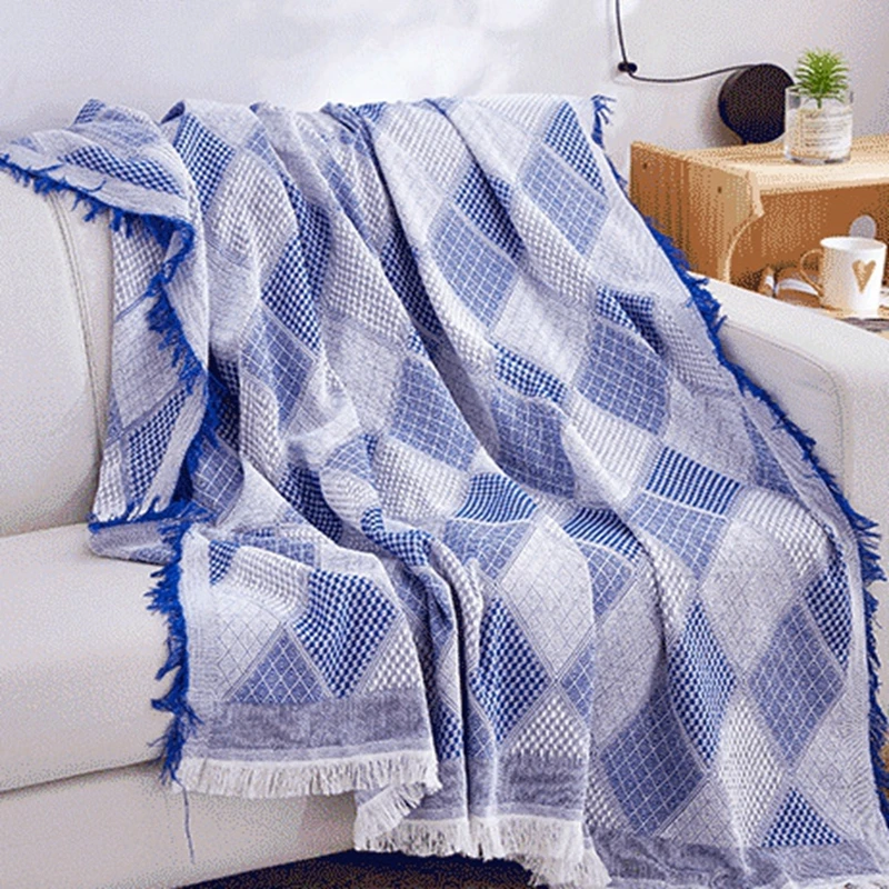 Однотонный простой чехол от пыли для дивана Macarons многофункциональное мягкое