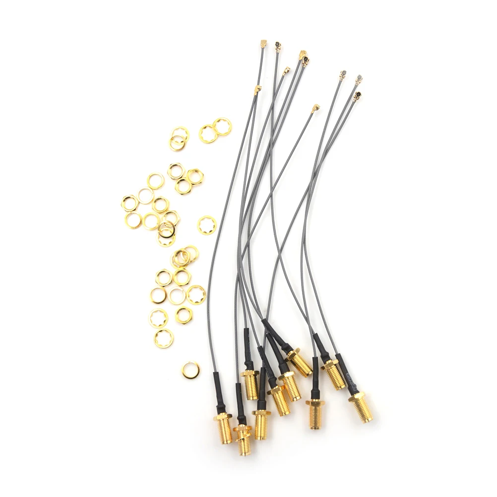 New (5 Pieces/kit) 10cm Extension Cord UFL To RP SMA Connector Antenna WiFi Pigtail Cable IPX RP-SMA Jack Male | Обустройство дома