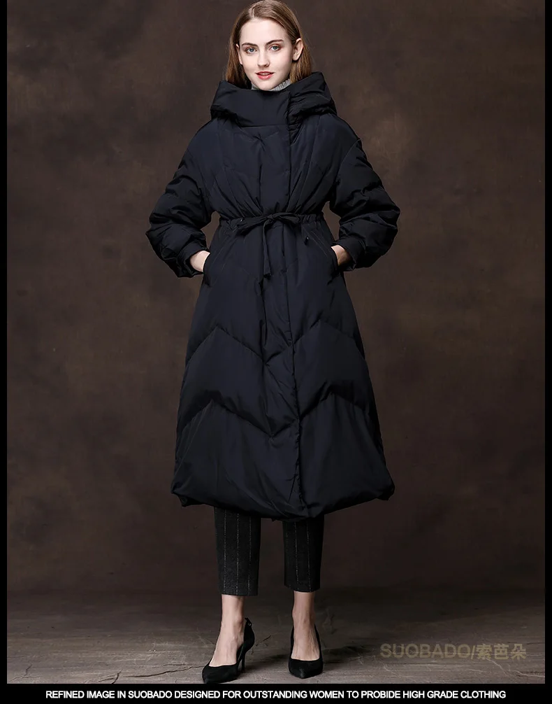 2019 женский зимний длинный пуховик черный красный хаки зимняя куртка с капюшоном