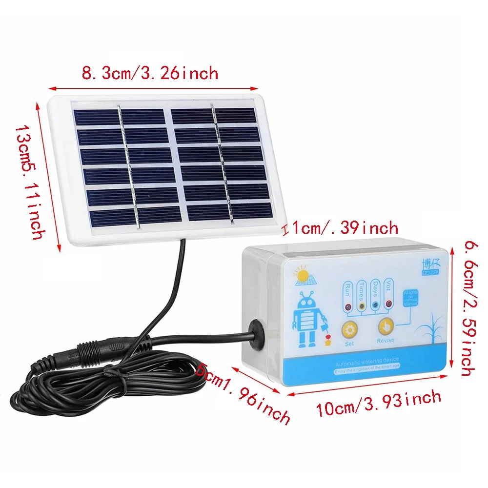 

New 15/20 Pots USB Solar Energy Intelligent Garden Automatic Watering Device Set Plant Drip Irrigation Pump Timer System
