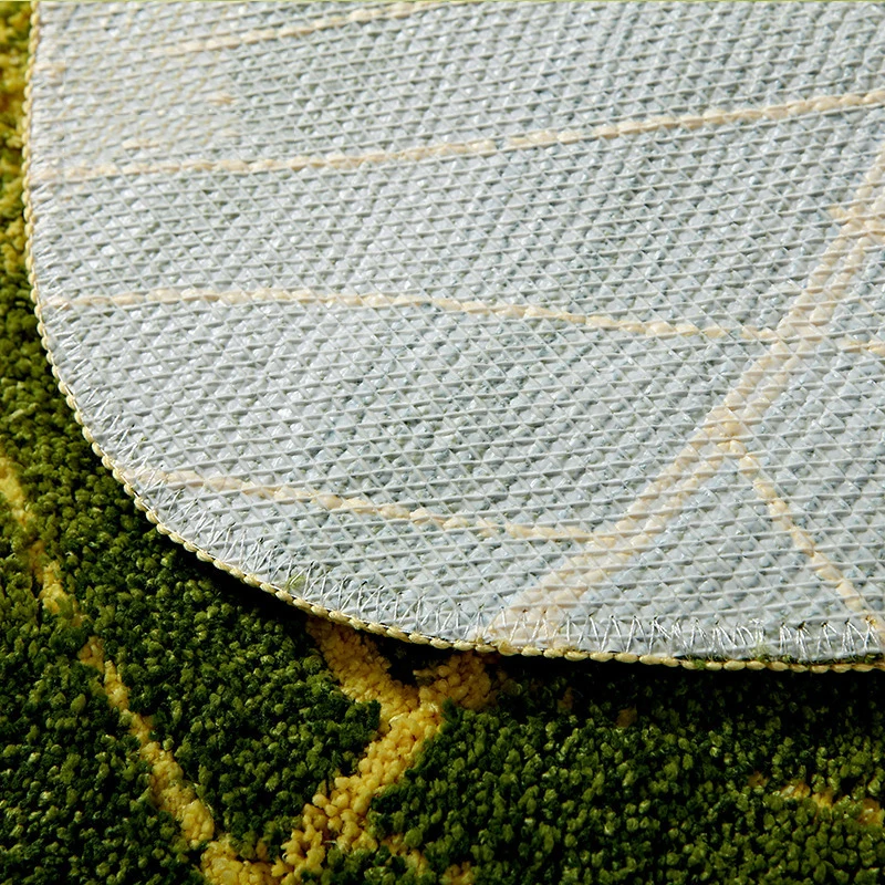 Дизайнерские Противоскользящие коврики с рисунком зеленых листьев для гостиной