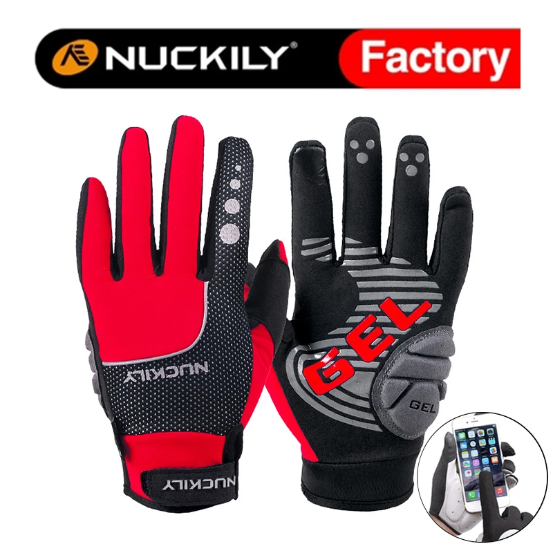 

Перчатки велосипедные NUCKILY для активного отдыха, для мужчин и женщин
