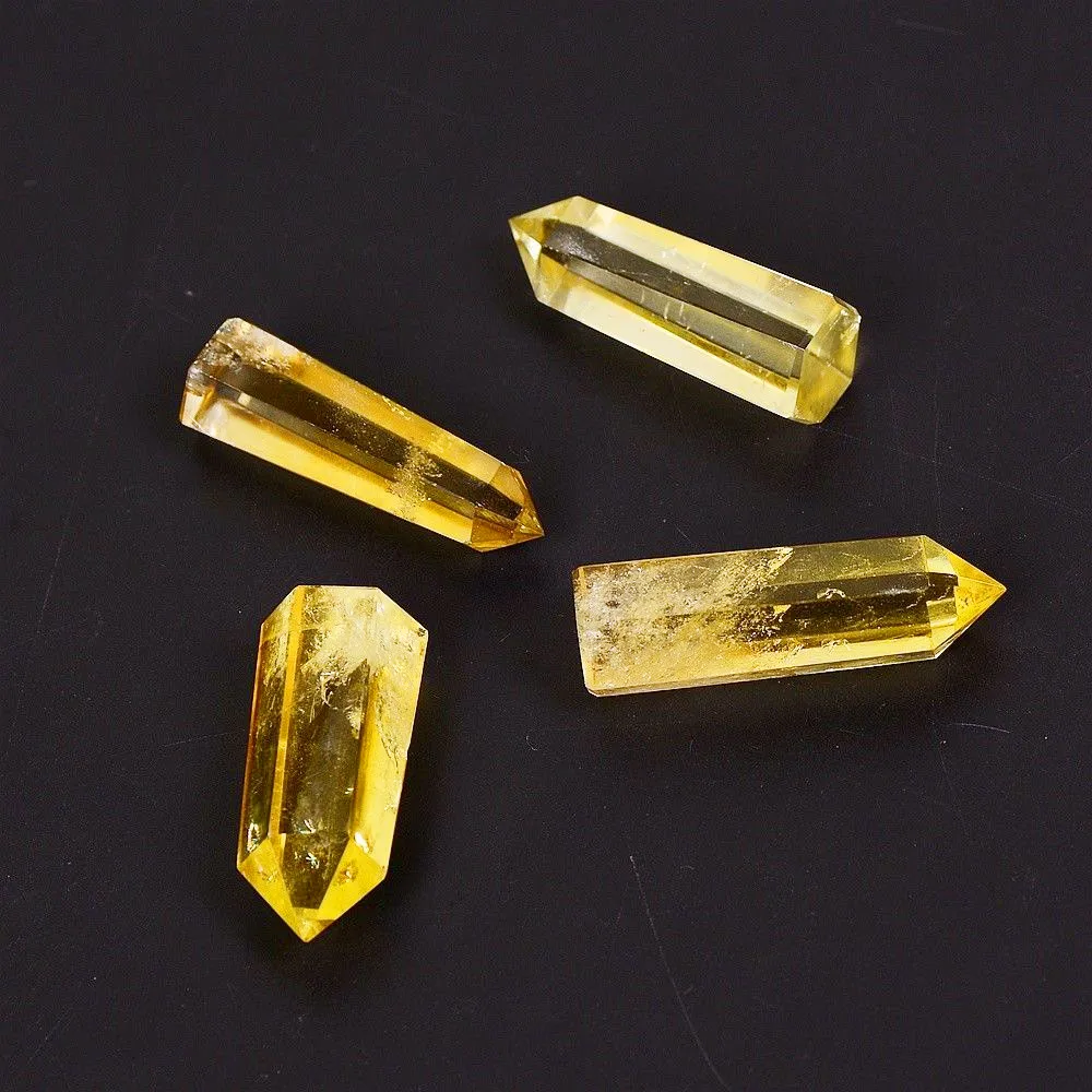 Камень цитрин кварцевые кристаллы палочка точка обелиска натуральные камни и
