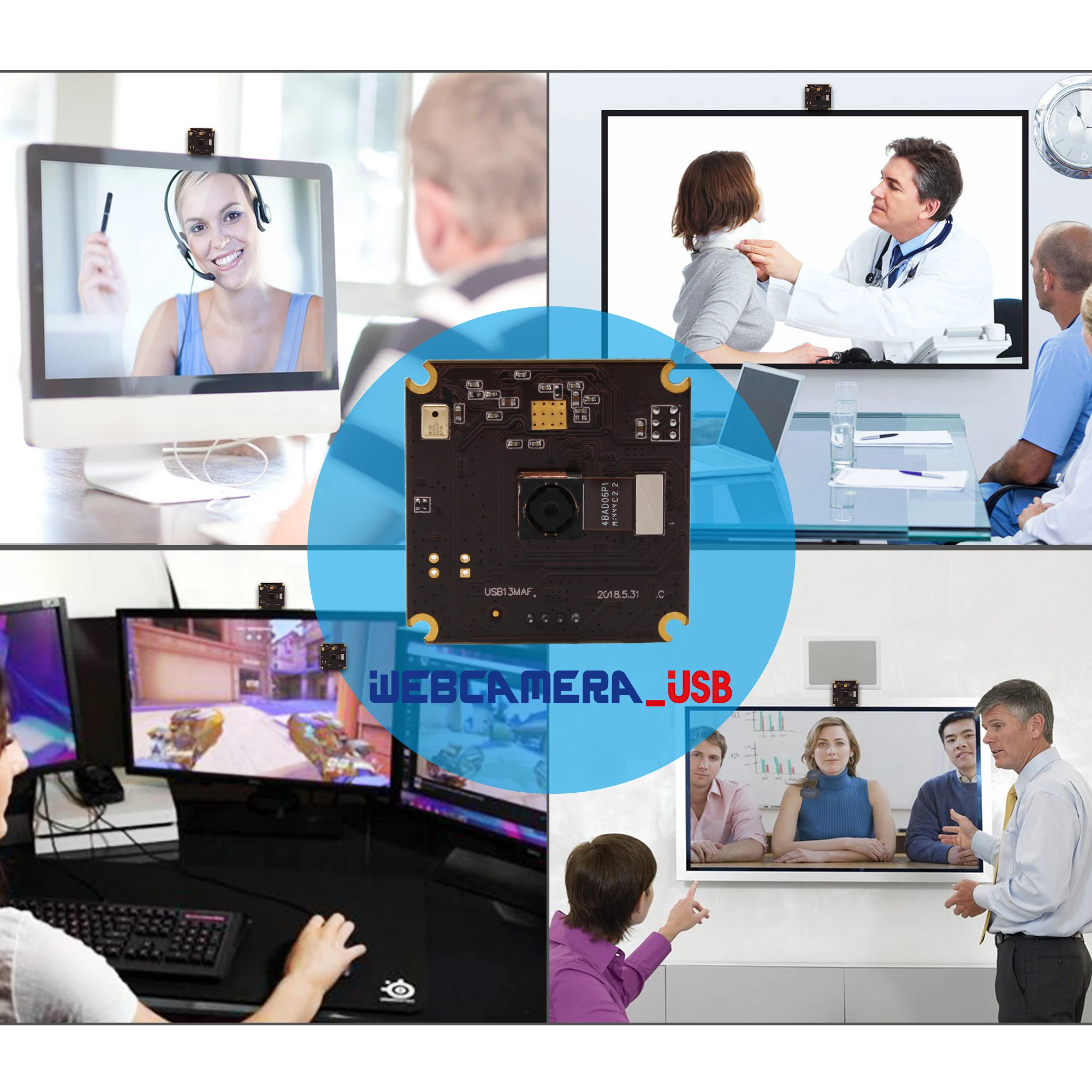 ELP 13MP USB веб-камера, MJPEG 10fps 3840x2880, веб-камера без искажений, автофокус, промышленный USB модуль камеры для компьютера, ПК, ноутбука