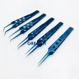 Титановые микропинцеты, магнитные щипцы с зубной платформой диаметром 10,5 см, офтальмологические микрохирургические инструменты