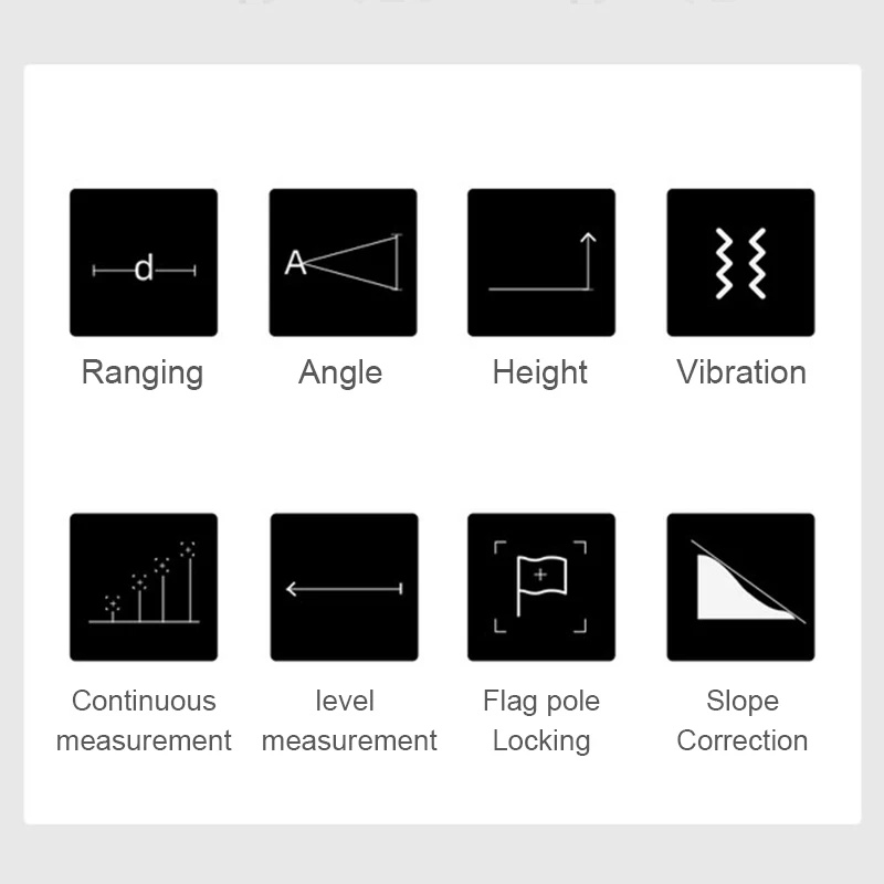 Телескопический лазерный дальномер OUBEL цифровой измеритель расстояния для охоты