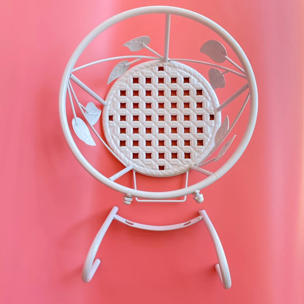 

3 packs Removable Hanging Baskets Flowerpot Iron Flower Plant Potted Balcony Railing Stand Rack Shelf Hollow-out Planter