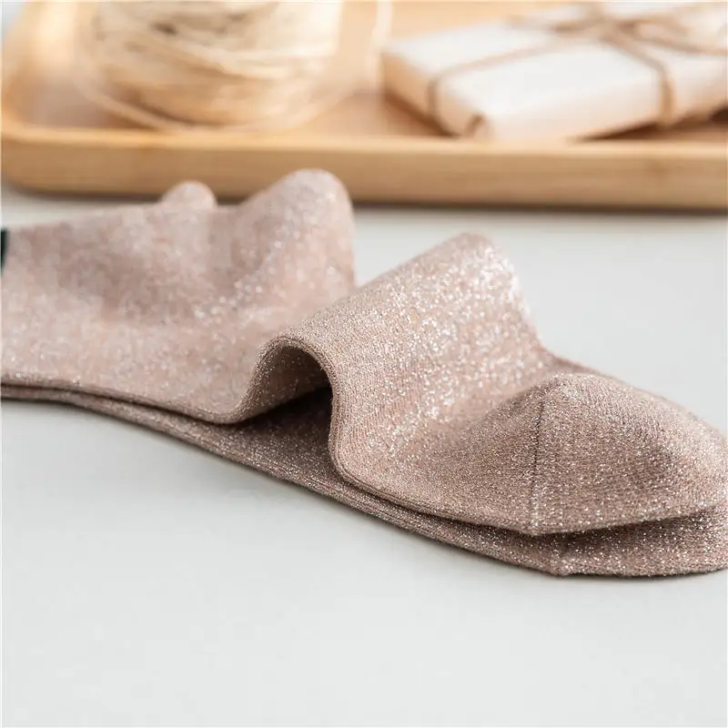 KingDeng Женские Зимние Хлопковые Прозрачные Лодыжки Kawaii Носки Блеск Полосатый Harajuku Эстетическое Искусство Симпатичные Носки e Girl Stitch роскоши