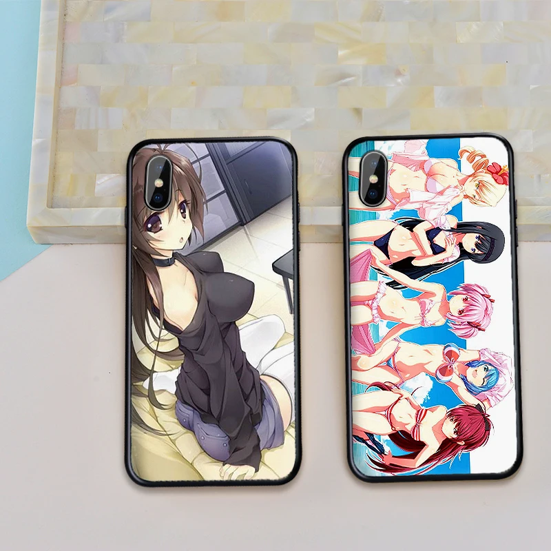 Сексуальный мягкий чехол из ТПУ с узором для девочек Apple IPhone X XR XS MAX 5 5S 5C SE 6 S 7 8 Plus