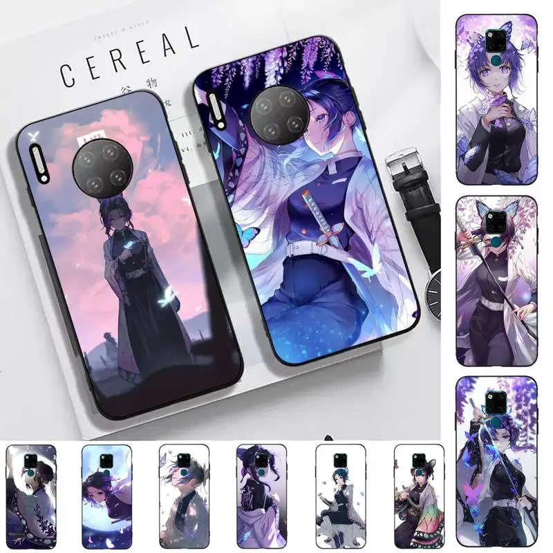 

FHNBLJ Shinobu Kocho Kimetsu no Yaiba Phone Case for Huawei Mate 20 10 9 40 30 lite pro X Nova 2 3i 7se