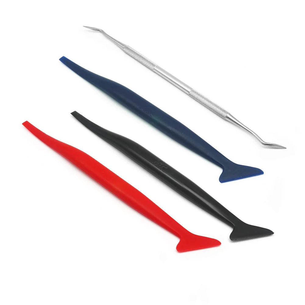 

4 Kinds Car Vinyl Wrap Tool Micro Squeegee Set for Auto Window Tinting Tool Vehicle Car Wrapping Sticker Tint Film