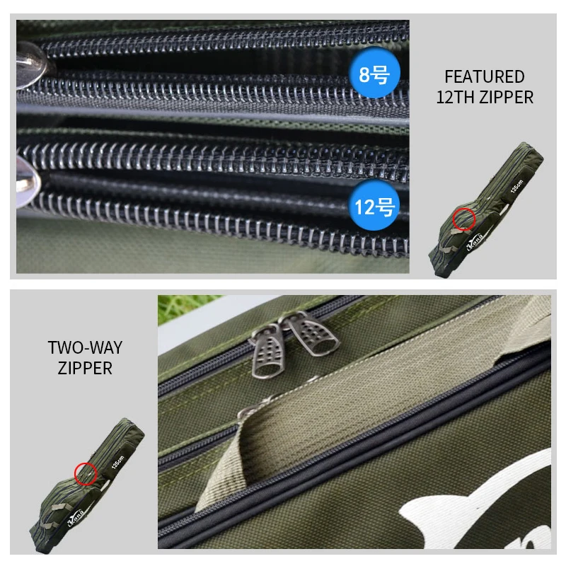 1200D Fishing Bag Multi-Purpose Thicken Oxford Material Waterproof Durable Rod Tackle XA136G | Спорт и развлечения