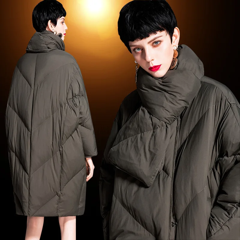 90% Korean Fashion Clothing Womens White Duck Thick Winter women coats Jackets warm woman Down parka