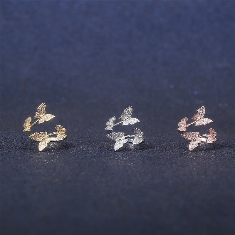 8 сезонов хит продаж регулируемое кольцо бабочка Женское с указательным пальцем