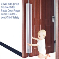 cover translucent protection strip edge corner child safety home kindergarten double sided paste door finger guard anti grip