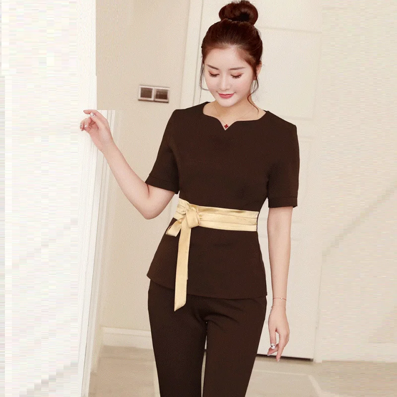 Униформа для сотрудниц спа-салонов салона красоты косметолога тайские массажные