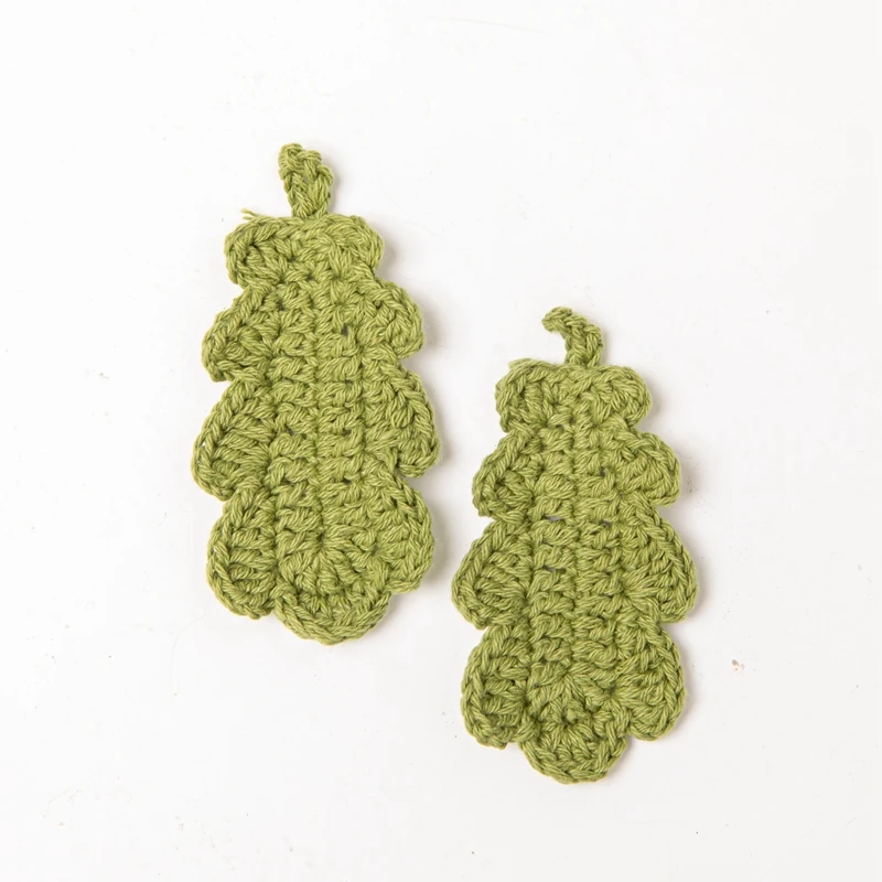 10pc Wooden Crochet Beads Leaves Chewable Beads DIY Wooden Teething Knitting Beads Jewelry Crib Sensory Toy Baby Teether