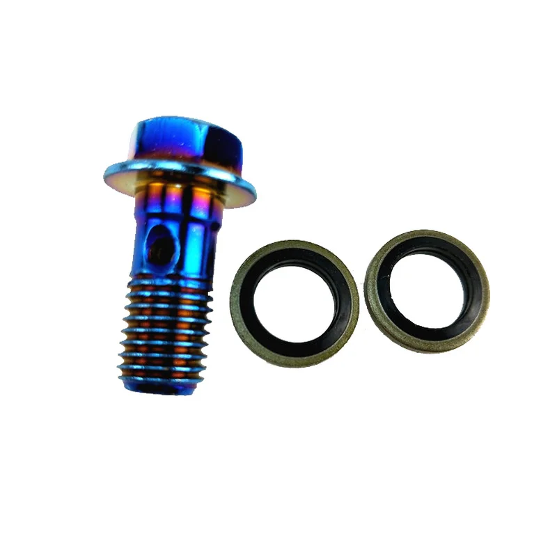 Универсальный M10 x 1 25 мм мотоцикл главный тормозной цилиндр Масляный шланг винт