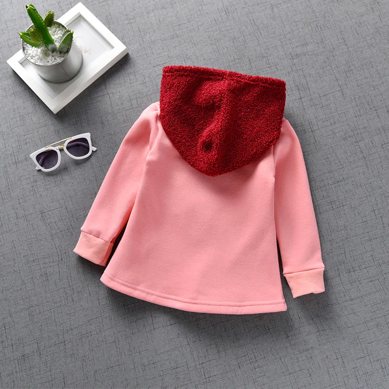 Girls Hoodies Dress 2019 New Autumn Winter Kids Dresses for Thick Warm Cartoon Sheep Children Clothing Toddler Costume | Детская одежда