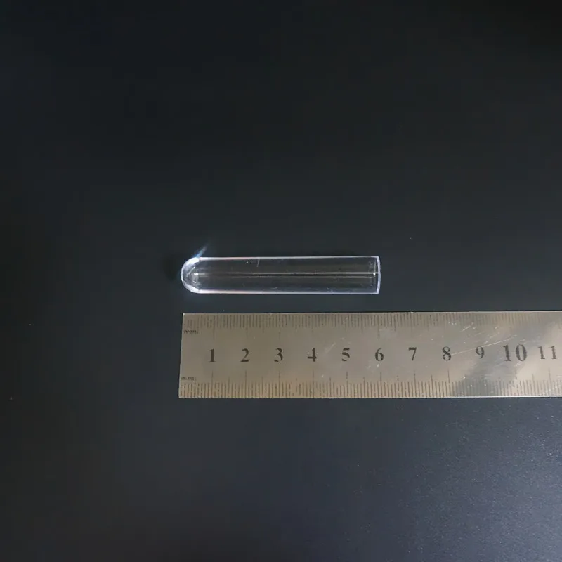 100 шт./упак. 12x60 мм (4 7 * 23.6in) Прозрачный жесткий чехол Пластик Тесты трубки с пробкой