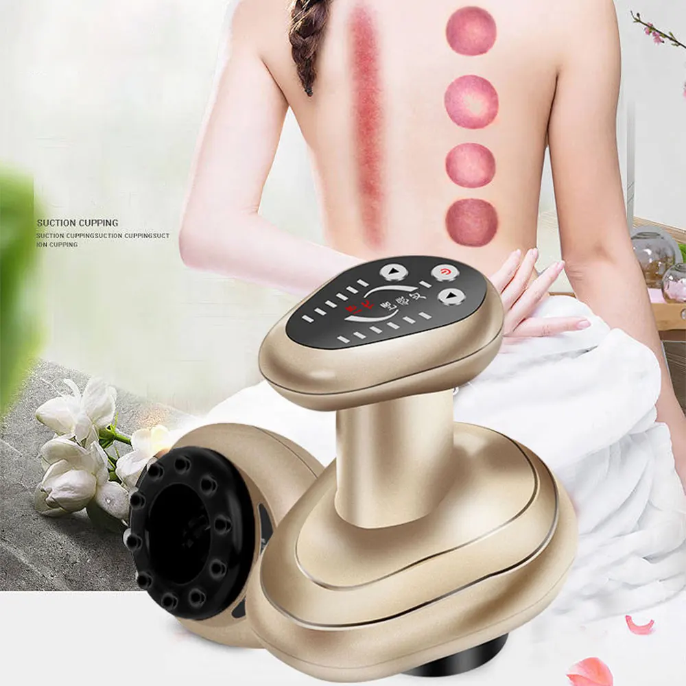 Guasha всасывающий очищающий массажер дома иглоукалывание назад скребок тела