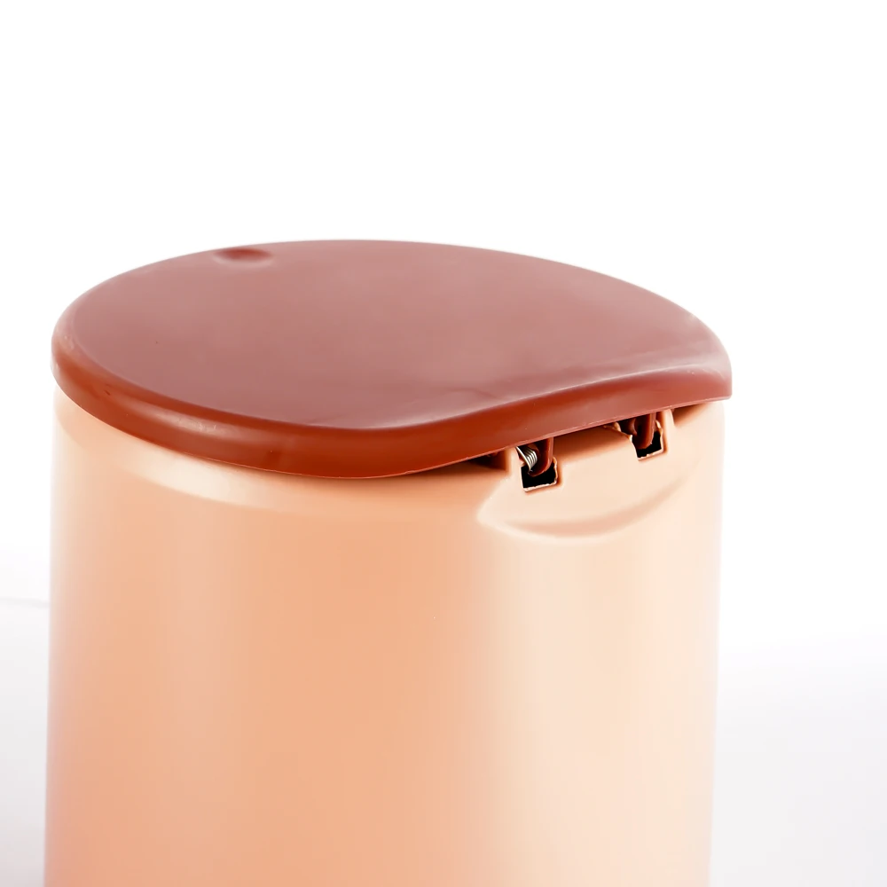 

Home Office Desktop Sundries Storage Box barrel key Pencil Storage Boxes Flip Portable Containers Organizer Mini Trash Can