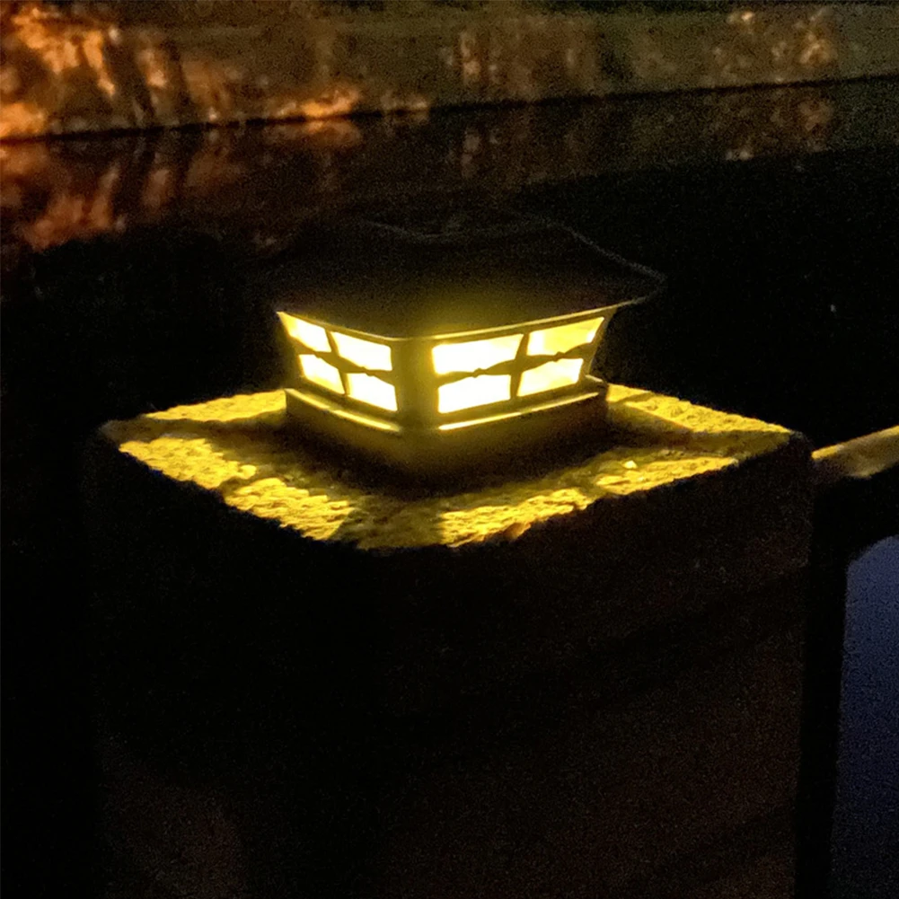 

Square Post Light Fence Light IP65 Waterproof Outdoor Solar Lamp For Garden Decoration Gate Fence Wall Courtyard Cottage